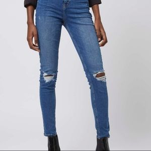 Topshop Moto Jamie Jeans 30 High Waisted